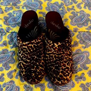 Almost new DANSKO HEELED CLOGS